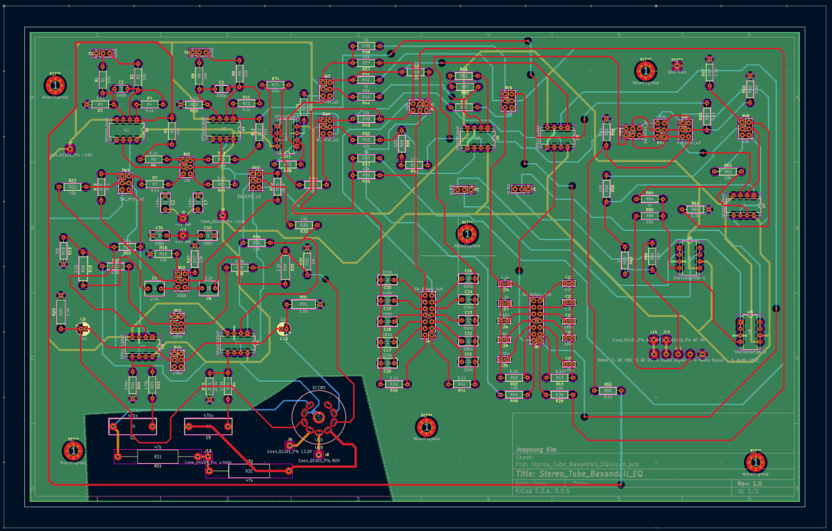 DIY Audio Project #1 | Tube Saturator with Baxandall EQ (Part 3): Design and Order PCB&nbsp;Circuit